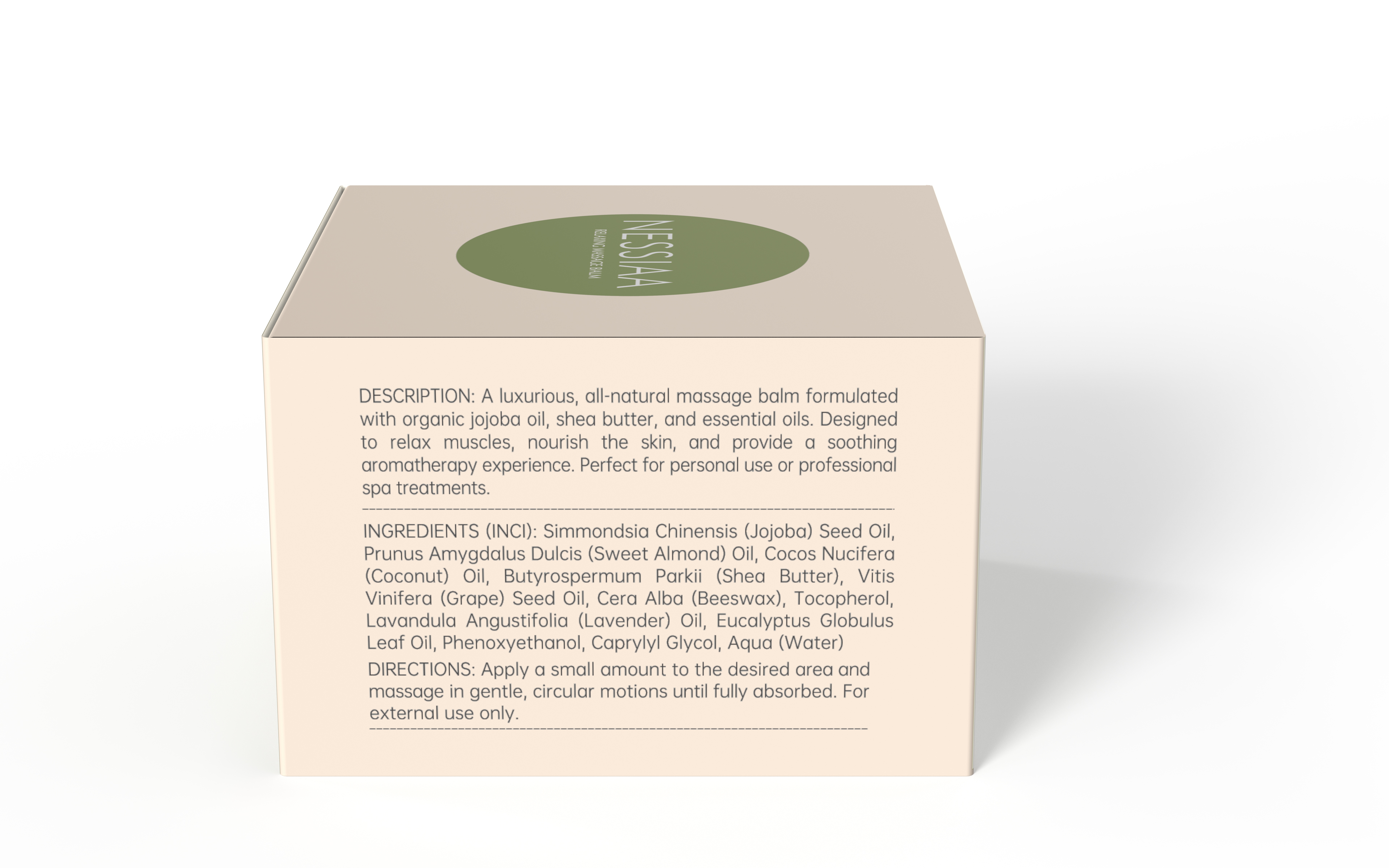 NESSIAA Relaxing Massage Balm/Cream